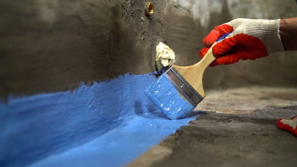 Commercial Waterproofing project at a Poynette, WI business property by SJ Waterproofing Pros